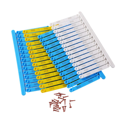 Chicken Wings Identification Ring Bird Quail Pigeon Duck Goose Chicken Wings Identifier Poultry Farm Chick Wings Ring 1Set