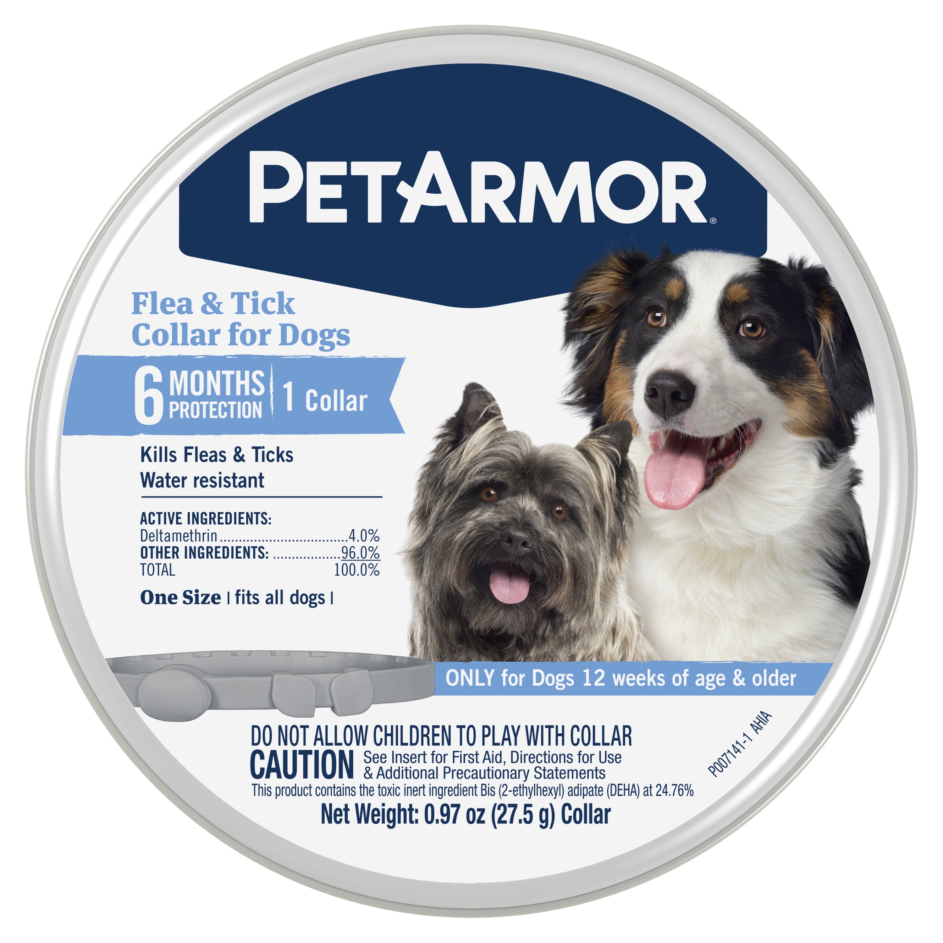 Flea & Tick Collar for Dogs, One-Size-Fits-All Collar, 1 Count