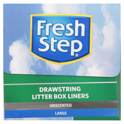 Drawstring Cat Litter Box Liners Unscented Large, 30" X 17" 7 Count