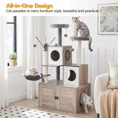 #C Cat House Furniture, Cat Tower for Indoor Cat