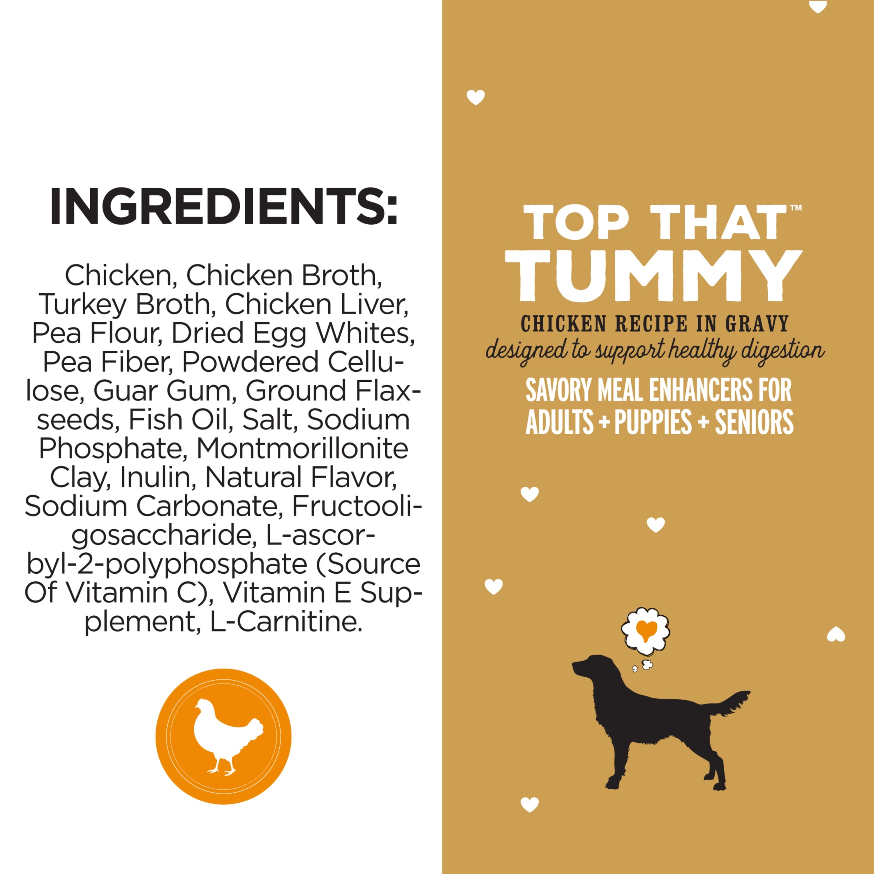 "" Top That Boost, Dog Food Topper, Meal Enhancer, 12 Pack