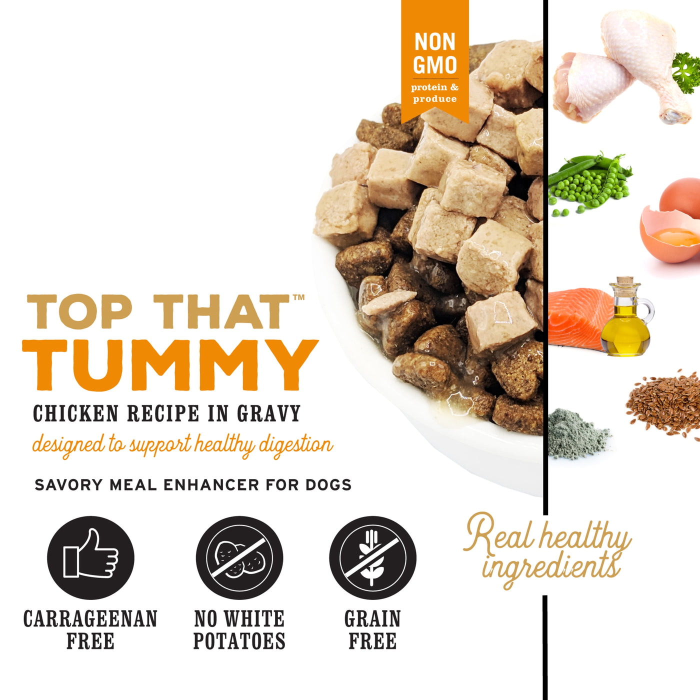 "" Top That Boost, Dog Food Topper, Meal Enhancer, 12 Pack