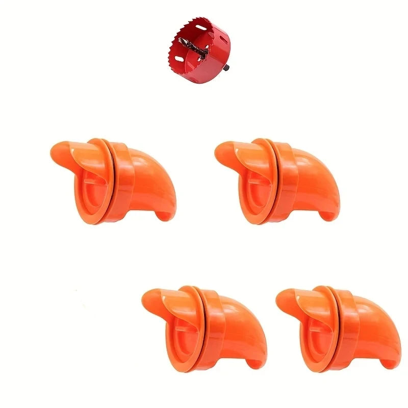 Automatic Gravity Chicken Feeder DIY Rainproof Poultry Feeder Port Reduce Spillage Food Farm Chicken Duck Food Hole Opener Tool