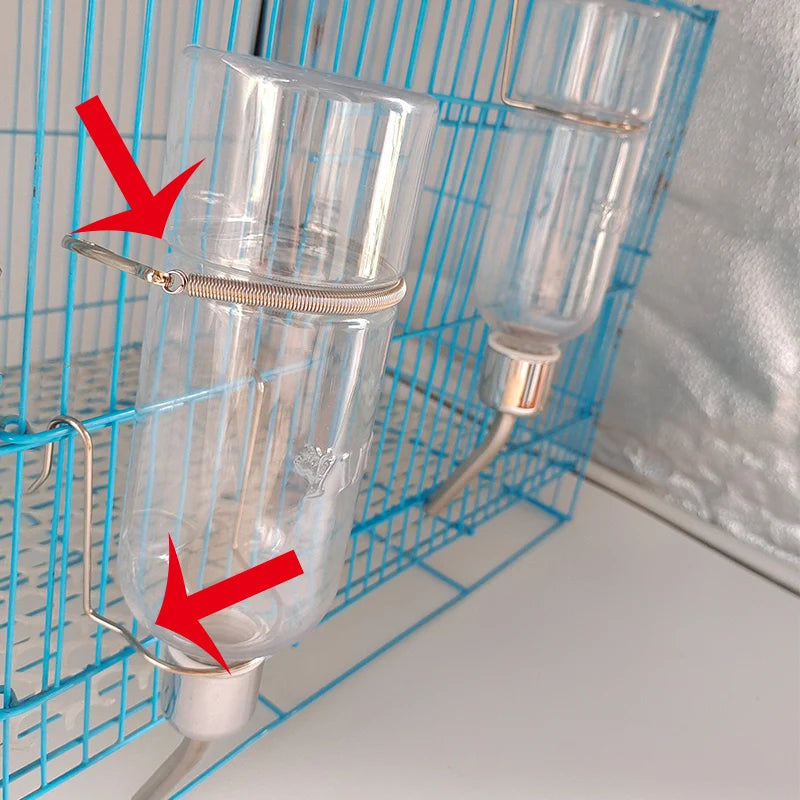 Pig Squirrel Rabbit Hamster Small Pet Water Cat Hanging Ball Automatic Pet Drinker Water Dispenser Feeder for Puppy Cat Drinking