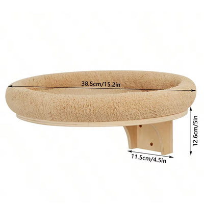 Wall-Mounted Cat Scratching Rope Jute Cats Climbing Shelves Jumping Platform & Pedal for Cats Sleeping Cat Furniture Pet Toys