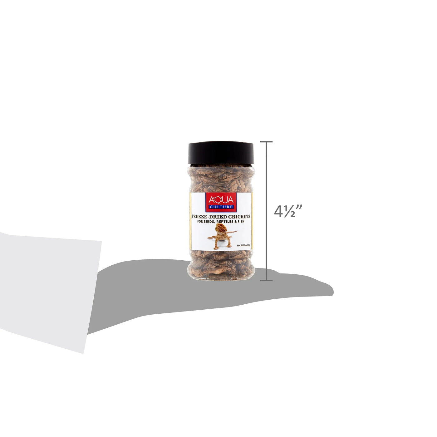 Freeze-Dried Crickets for Birds, Reptiles & Fish, 1.2 Oz