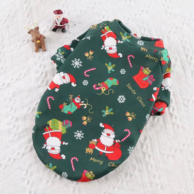 Christmas Dog Clothes Winter Pet Clothing Sweater Clothes for Small Large Dog Cat Puppy Costume Chihuahua Yorkies Shirts XS-4XL