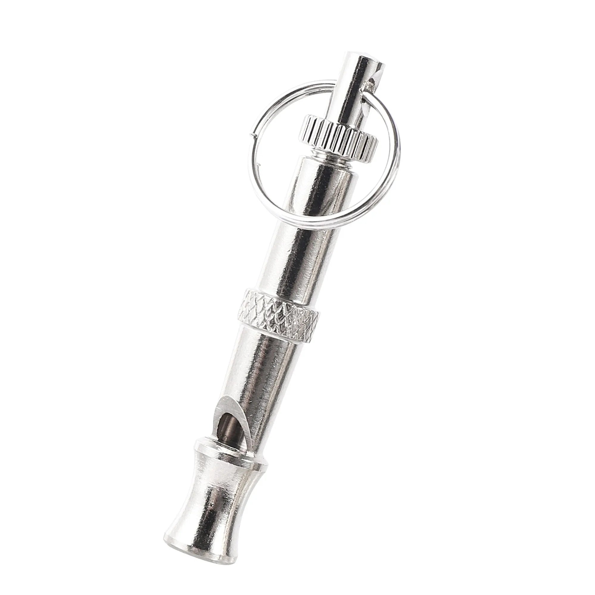 1 Pc Farm Dog Whistle Pet Training Whistle with Keychain Adjustable Whistle Stop Barking Dog Training Control Deterrence Whistle
