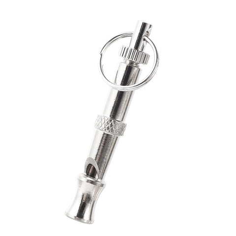 1 Pc Farm Dog Whistle Pet Training Whistle with Keychain Adjustable Whistle Stop Barking Dog Training Control Deterrence Whistle