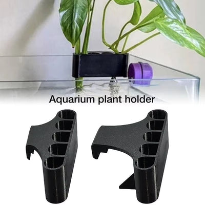 Hanging Aquarium Plant Holder Aquatic Plant Pot with Hole Aquarium Planter Cups for Emersed Plants Aquascape Decorations