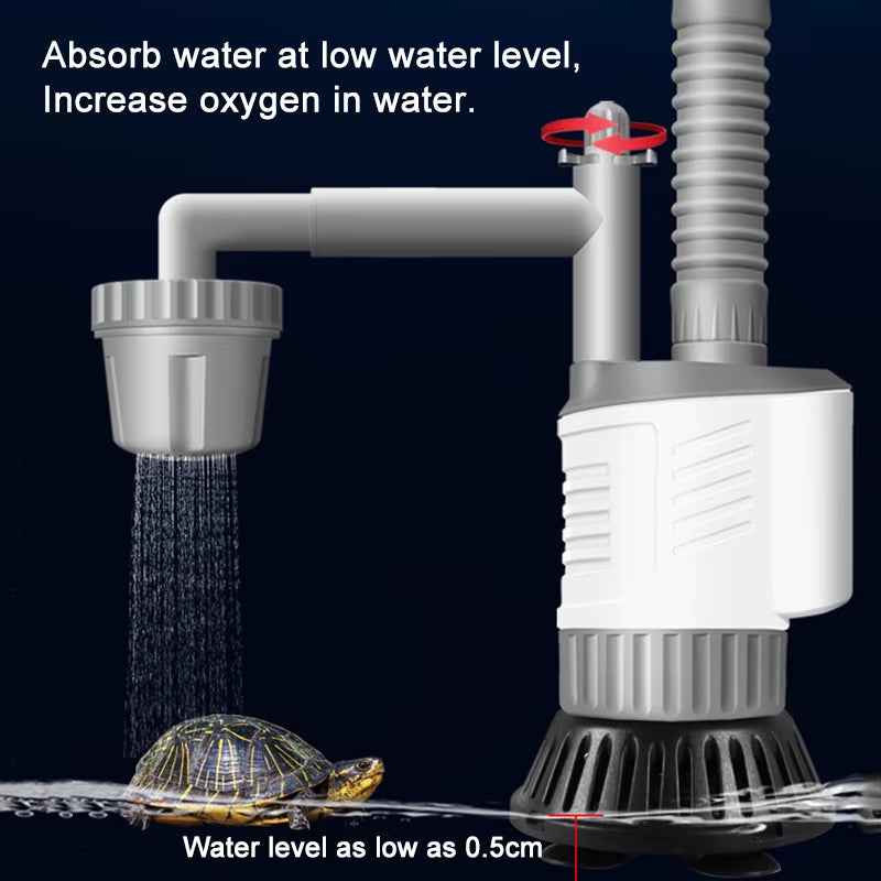 Aquarium Water Change Pump Electric Fish Tank Cleaning Tool Vacuum Water Changer Gravel Cleaner Siphon Filter Pump 20W 30W 220V