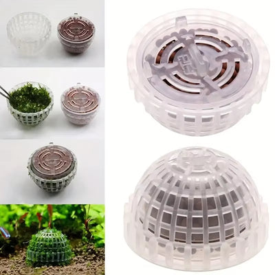 1Pc Plastic Aquarium Moss Ball Filter Aquatic Pet Supplies Decorations for Shrimps Fish Tank Pet Products Fish Tank Decor