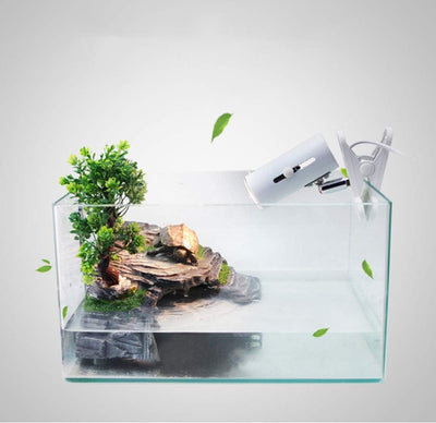 Reptile Box Shelter Terrarium Hideout Caves Turtle Ramp Basking Platform Habitat Decor Humidify Hide Cave Resin Rock
