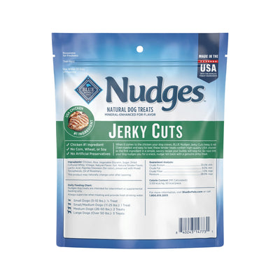 Nudges Jerky Cuts Dog Treats Made with Real Chicken, 5-Oz. Bag
