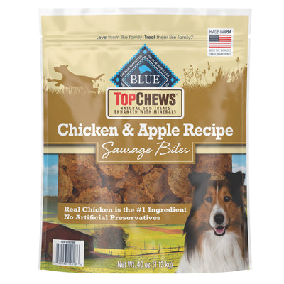 Top Chews Chicken & Apple Recipe 100% Natural Dog Treats