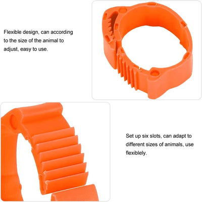 25/100P Chicken Foot Rings Adjustable Poultry Leg Digital Label Buckles Rings 6 Colors Plastic Chick Duck Goose Farm Equipment