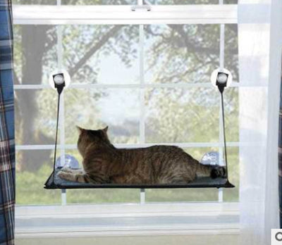 Cat Bed Cat Hammock Cat Hammock Removable and Washable Super Suction Cup Cat Pad Window Sill Cat Litter