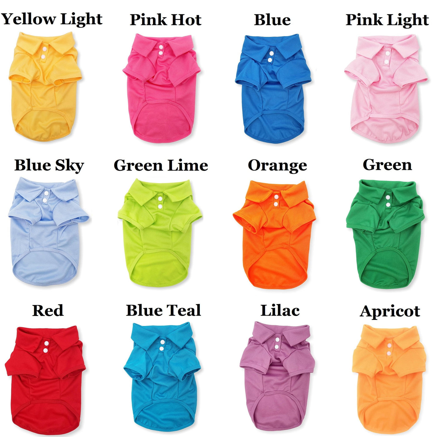 Cute Dog Polo Shirt T-Shirt Puppy Cat Clothes Apparel for Small Pet Blue Sz XXS: Length - 8"