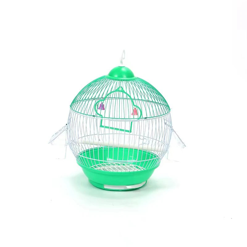 Mini Spherical Shapebirdcage Standing Ornamental Birdcage Easy to Clean Breeding Bird Flight Cage Home Crate Parrot Nest