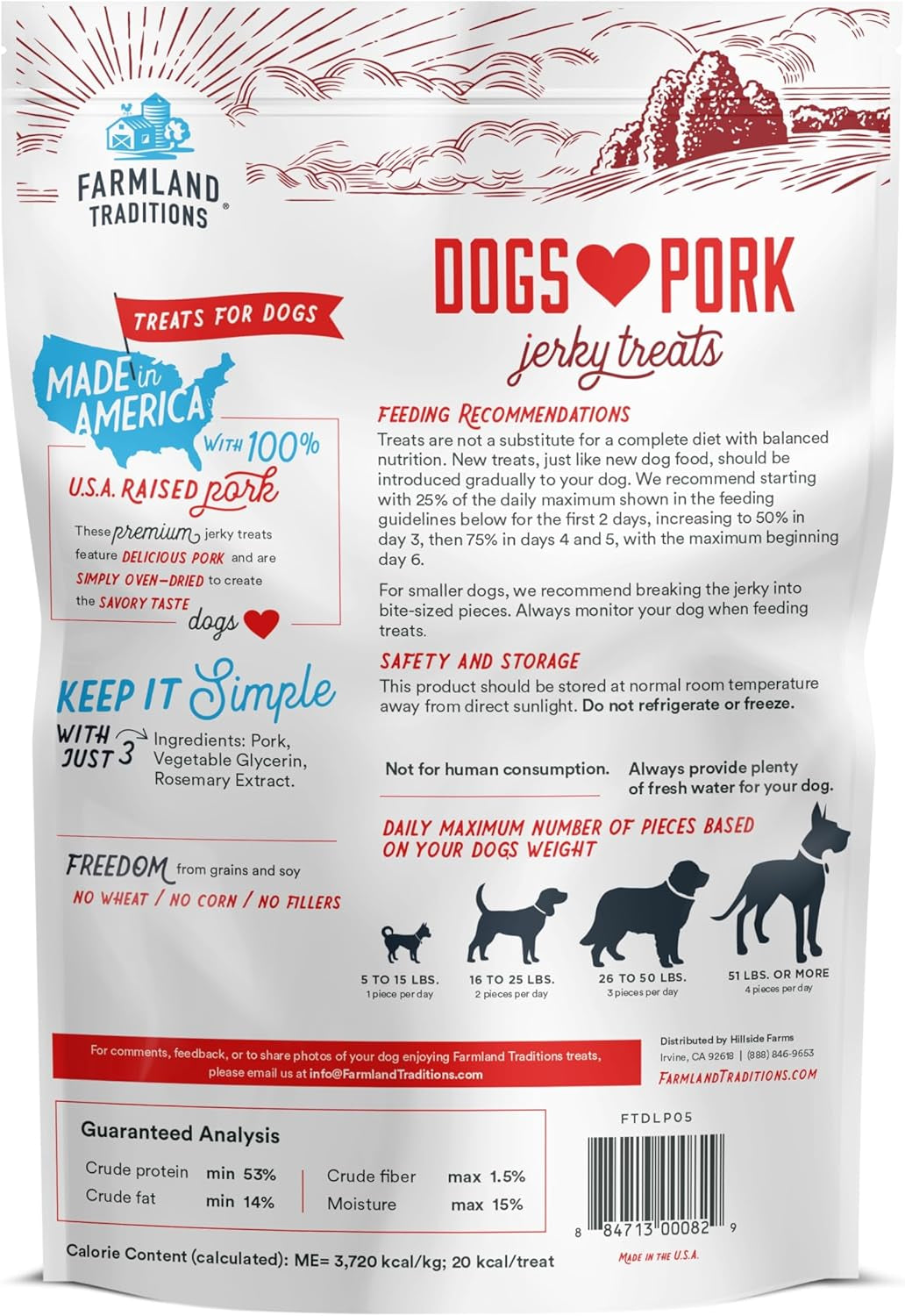 New Filler Free Dogs Love Pork Premium Jerky Treats for Dogs (13.5 Oz.)