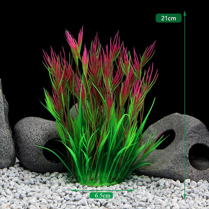Artificial Aquarium Decor Plants Plastic Aquatic Plants Underwater Plants Aquarium Accessories Decoration Piante Acquario