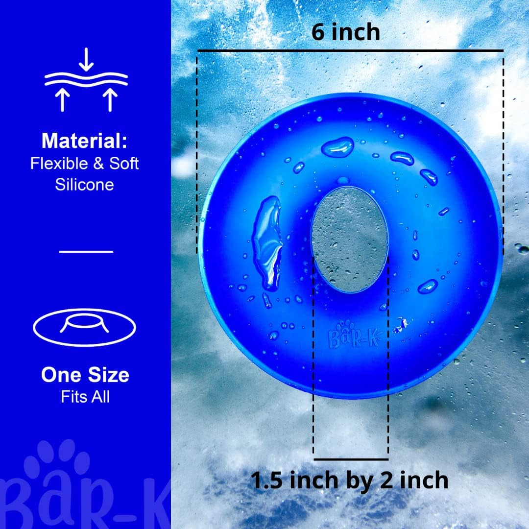 Drip Catcher Cuffs - Pet Bathing Tool for Dog Shower and Dog Bathtub - Dog Bathing Station Grooming Supplies and Horse Supplies for Horse Grooming Kit - Protective Dog Washing Tool - Blue 2 Set