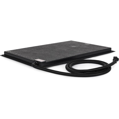 Farm Innovators 60 Watt Heated Chicken Mat for Coops, Pens, Black, 19 X 13In