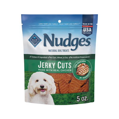 Nudges Jerky Cuts Dog Treats Made with Real Chicken, 5-Oz. Bag