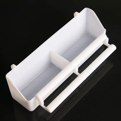 Bird Feeder for Cage : 6Pcs Hanging Bird Feeder Cups with Perch Plastic Parakeet Food Bowl for Parrots Cockatiel, 8.27X2.56X1.97 Inch